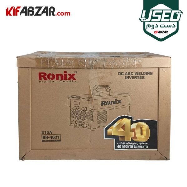 جعبه کارتنی اینورتر جوشکاری 315 آمپر رونیکس مدل RH-4631 دست دوم