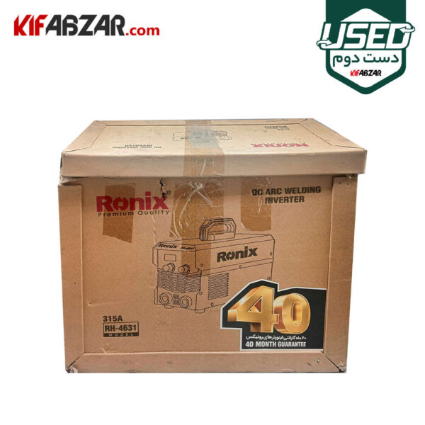 جعبه کارتنی اینورتر جوشکاری 315 آمپر رونیکس مدل RH-4631 دست دوم