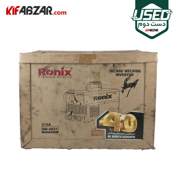 جعبه کارتنی اینورتر جوشکاری 315 آمپر رونیکس مدل RH-4631 دست دوم