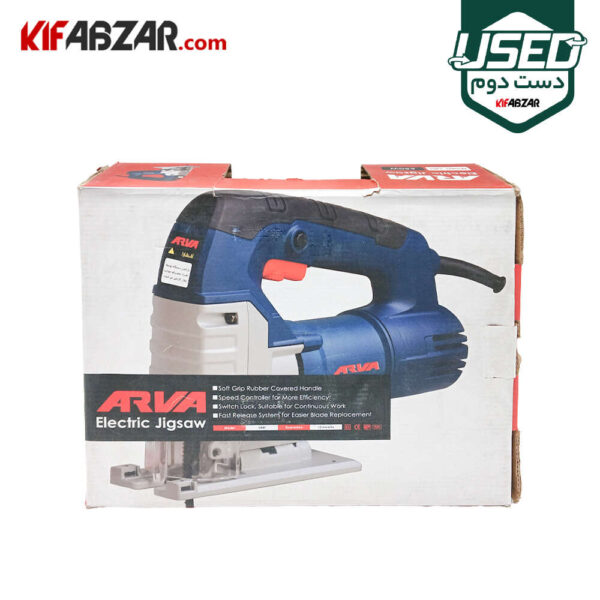 جعبه کارتنی اره عمودبر 650 وات آروا مدل 5401 دست دوم