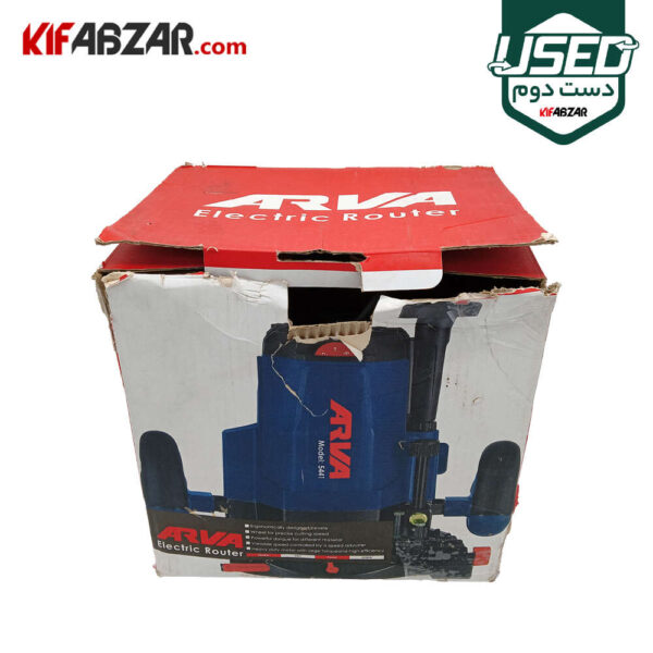 جعبه کارتنی اورفرز نجاری 2200 وات آروا مدل 5441 دست دوم