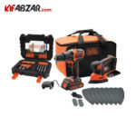 کیت 2 عددی ابزار شارژی 18 ولت بلک اند دکر مدل BCK23S1SA41-QW