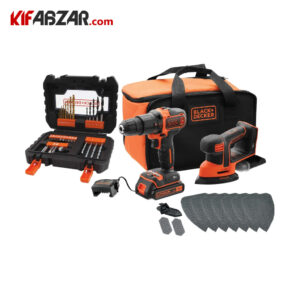کیت 2 عددی ابزار شارژی 18 ولت بلک اند دکر مدل BCK23S1SA41-QW