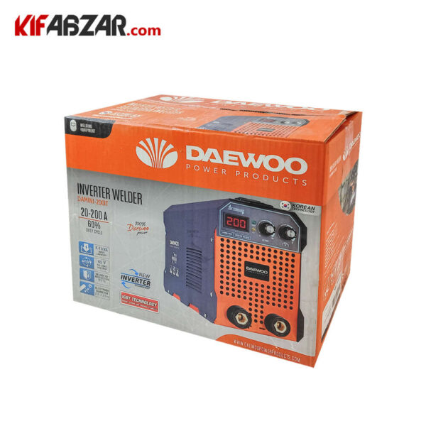 جعبه کارتنی اینورتر جوشکاری 200 آمپر دوو مدل DAMINI-200IT