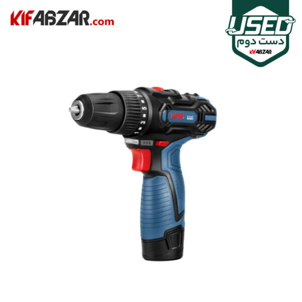 دریل پیچ گوشتی شارژی 12 ولت ایوک مدل K-7212V دست دوم دریل پیچ گوشتی شارژی 12 ولت ایوک مدل K-7212V دست دوم