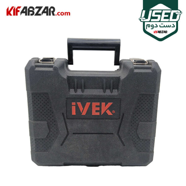 جعبه کارتنی دریل پیچ گوشتی شارژی 12 ولت ایوک مدل K-7212V دست دوم