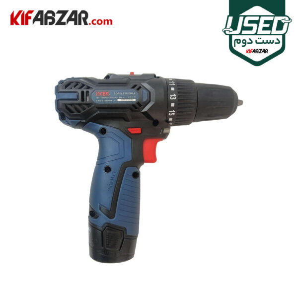 فروش دریل پیچ گوشتی شارژی 12 ولت ایوک مدل K-7212V دست دوم