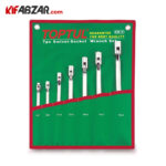 ست 7 عددی آچار دوسر بکس تاشو تاپ تول مدل GAAA0704