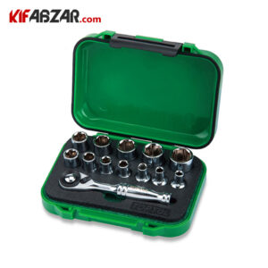 جعبه بکس 13 پارچه 1/4 اینچ 6 پر تاپ تول مدل GABW1301