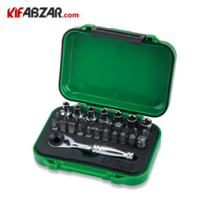 جعبه بکس 30 پارچه 1/4 اینچ 6 پر تاپ تول مدل GABW3001