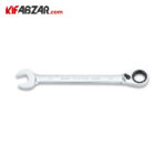 خرید ست 8 عددی آچار یکسر تخت یکسر رینگ جغجغه ای تاپ تول مدل GBAT0803
