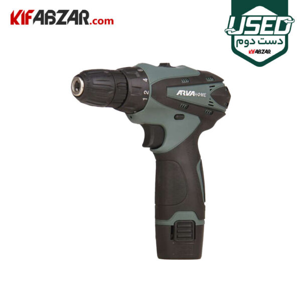 arva 5821 used 10 (1) دریل پیچ گوشتی شارژی 12 ولت آروا مدل 5821 دو باتری دست دوم