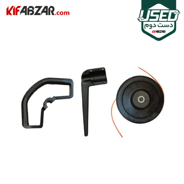 متعلقات حاشیه زن بنزینی کوله ای 2200 وات آروا مدل 6223 دست دوم