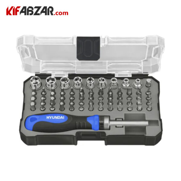 ست 63 عددی سری پیچ گوشتی هیوندای مدل HC-63B ست 63 عددی سری پیچ گوشتی هیوندای مدل HC-63B