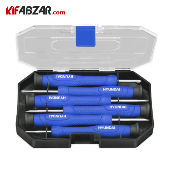 ست 6 عددی پیچ گوشتی مهندسی هیوندای مدل HT-7606 ست 6 عددی پیچ گوشتی مهندسی هیوندای مدل HT-7606
