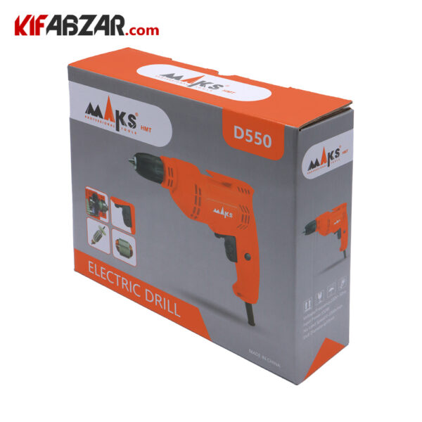 جعبه کارتنی دریل برقی 550 وات مکس مدل D550