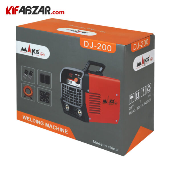 جعبه کارتنی مینی اینورتر جوشکاری 120 آمپر مکس مدل DJ200
