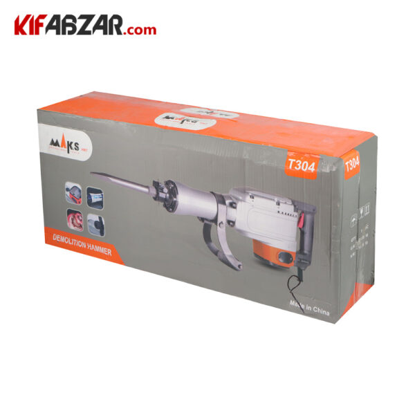 جعبه کارتنی چکش تخریب برقی 1500 وات مکس مدل T304
