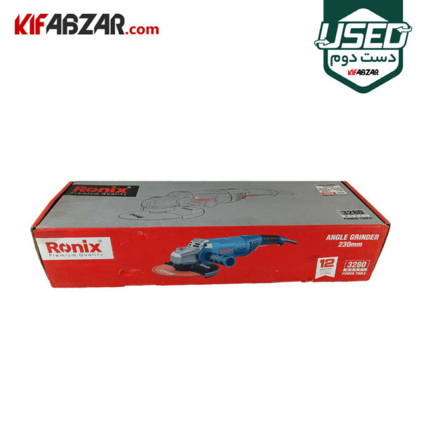 جعبه کارتنی فرز سنگبری برقی 2800 وات رونیکس مدل 3280 دست دوم