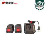 متعلقات دریل بتن کن سه کاره شارژی 40 ولت رونیکس مدل 8910-40V دست دوم