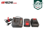 باتری و شارژر دریل بتن کن سه کاره شارژی 40 ولت رونیکس مدل 8910-40V دست دوم