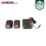 باتری و شارژر آچار بکس شارژی 40 ولت رونیکس مدل 8927-40V دست دوم