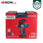 بسته بندی آچار بکس شارژی 40 ولت رونیکس مدل 8937-40V دست دوم