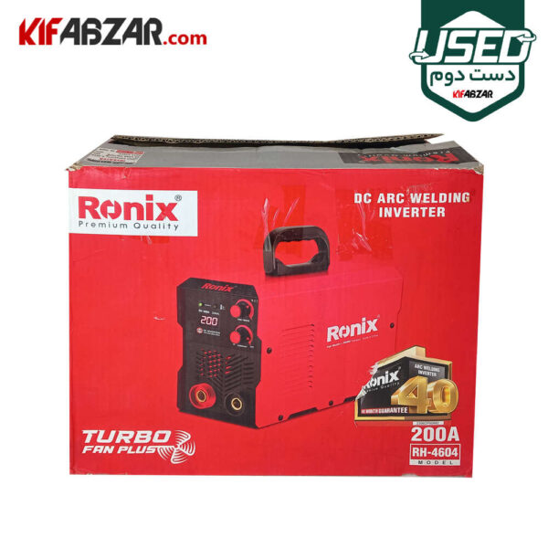 جعبه کارتنی اینورتر جوشکاری 200 آمپر رونیکس مدل RH-4604 دست دوم