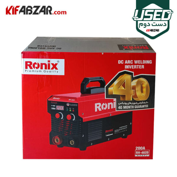 جعبه کارتنی اینورتر جوشکاری 200 آمپر رونیکس مدل RH-4609 دست دوم