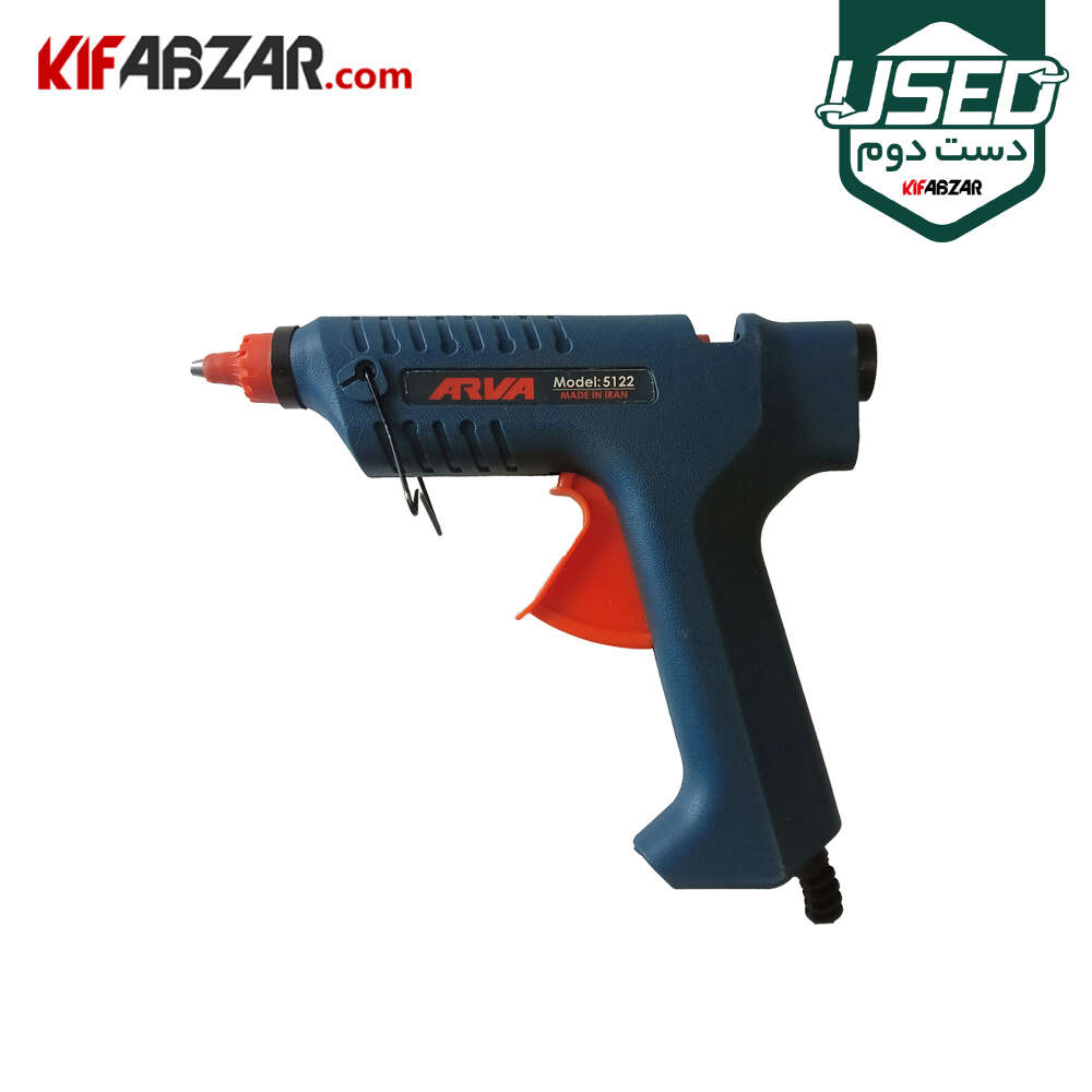 خرید تفنگ چسب حرارتی 80 وات آروا مدل 5122 دست دوم