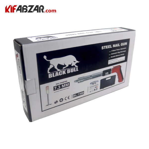 جعبه کارتنی میخکوب تفنگی بلک بول مدل BL7308