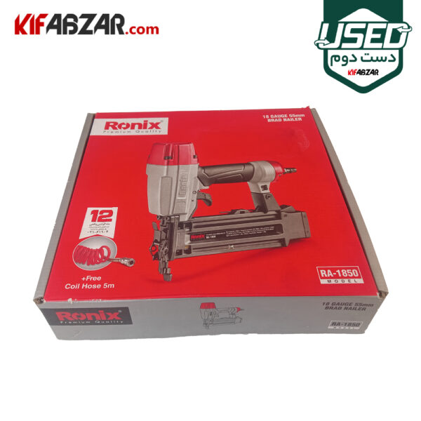 جعبه کارتنی میخکوب بادی رونیکس مدل RA-1850 دست دوم