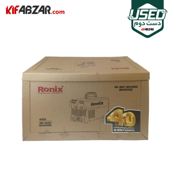 جعبه کارتنی اینورتر جوشکاری 400 آمپر رونیکس مدل RH-4640 دست دوم