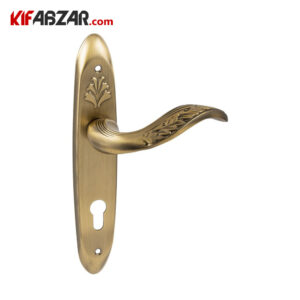 دستگیره در پلاکی ترووان مدل 1733 زیتونی