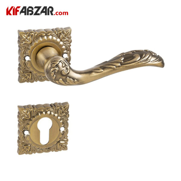 دستگیره در رزت ترووان مدل 3203 زیتونی