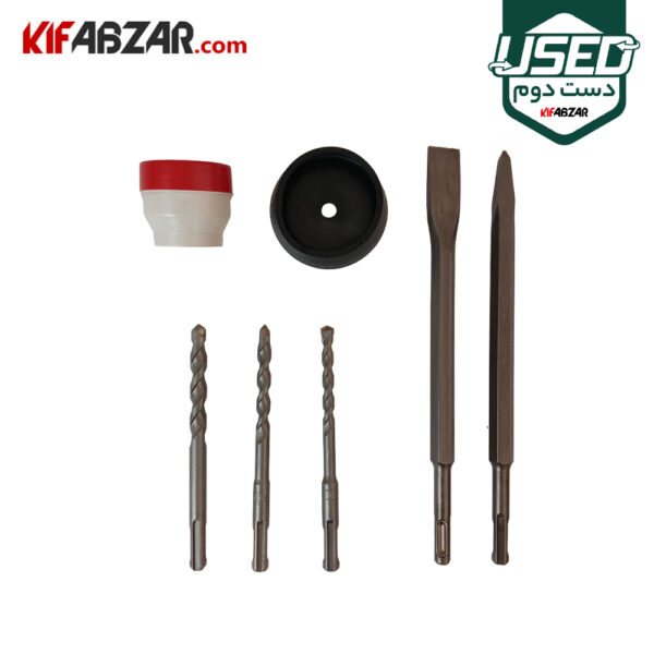 لوازم جانبی دریل بتن کن دوکاره 900 وات بوکی مدل BK-RH26G دست دوم