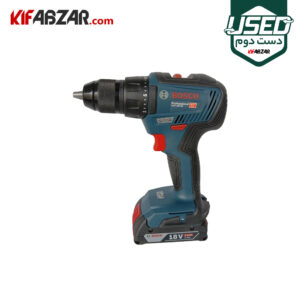 خرید دریل پیچ گوشتی شارژی براشلس 18 ولت بوش مدل GSR18V-50 دست دوم