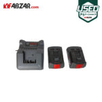 باتری و شارژر دریل پیچ گوشتی شارژی براشلس 18 ولت بوش مدل GSR18V-50 دست دوم