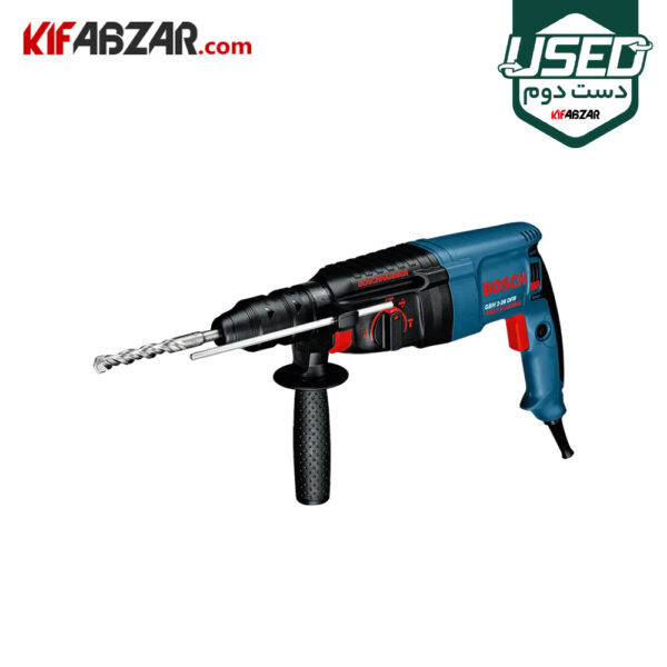 دریل بتن کن سه کاره 800 وات بوش مدل GBH 2-26 DFR دست دوم