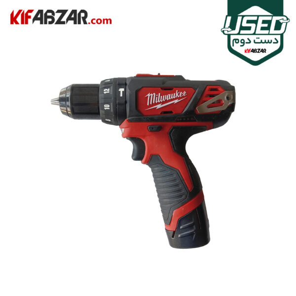 خرید دریل پیچ گوشتی چکشی شارژی 12 ولت میلواکی مدل M12BPD دست دوم