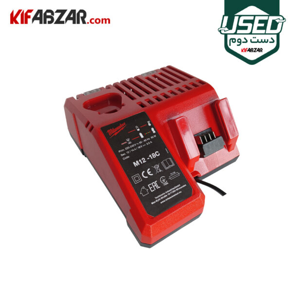 پایه شارژر دریل چکشی شارژی 18 ولت میلواکی مدل M18BPD دست دوم