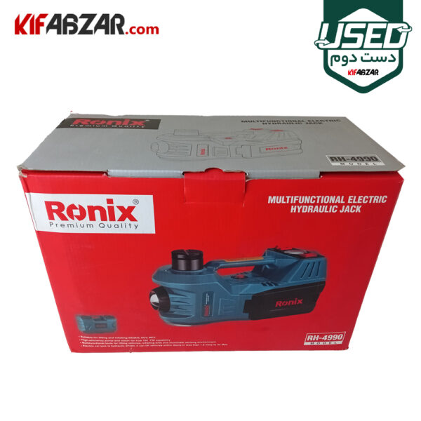 جعبه کارتنی جک هیدرولیکی فندکی 5 تن رونیکس مدل RH-4990 دست دوم