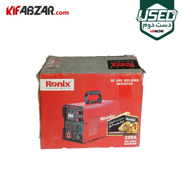 جعبه کارتنی اینورتر جوشکاری 200 آمپر رونیکس مدل RH-4604 دست دوم