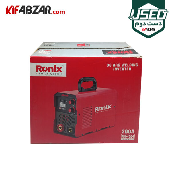 جعبه کارتنی اینورتر جوشکاری 200 آمپر رونیکس مدل RH-4604 دست دوم