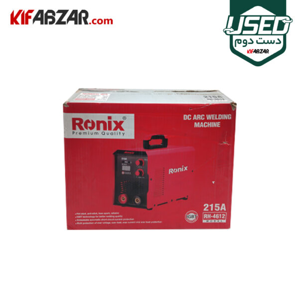 جعبه کارتنی اینورتر جوشکاری 215 آمپر رونیکس مدل RH-4612 دست دوم