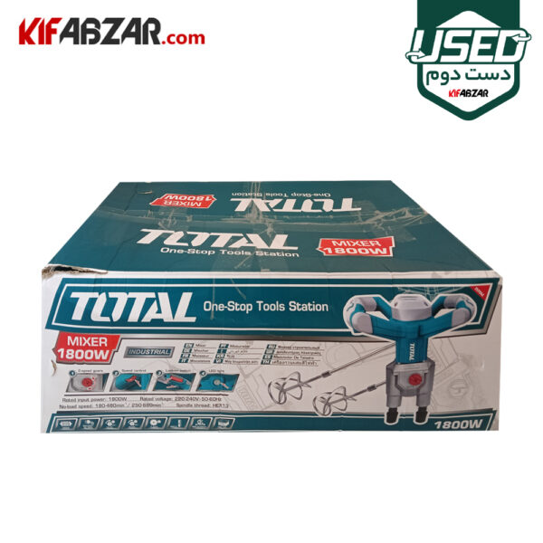 جعبه کارتنی همزن برقی 1800 وات توتال مدل TD616006 دست دوم