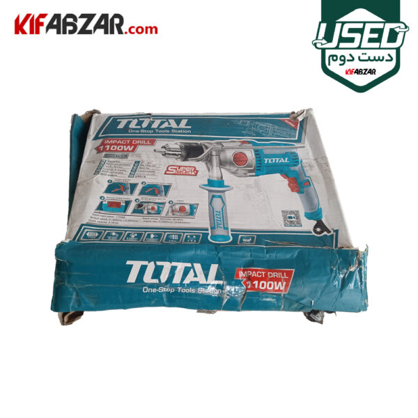 جعبه کارتنی دریل چکشی گیربکسی 1100 وات آروا مدل TG211166 دست دوم