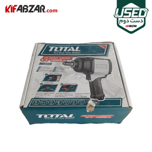 جعبه کارتنی آچار بکس بادی 3/4 اینچی توتال مدل TAT40342 دست دوم