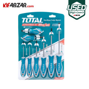 ست 8 عددی پیچ گوشتی توتال مدل THT250608 دست دوم