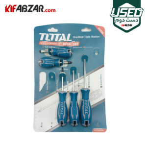 قیمت و خرید ست 8 عددی پیچ گوشتی توتال مدل THT250608 دست دوم